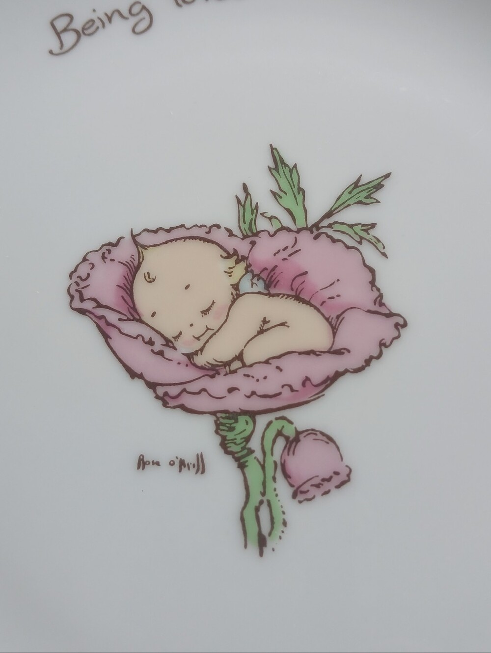 Kewpie Collectors Edition Decorative Plate Wall Hanging Baby Room 1970s Nursery - Picture 3 of 6